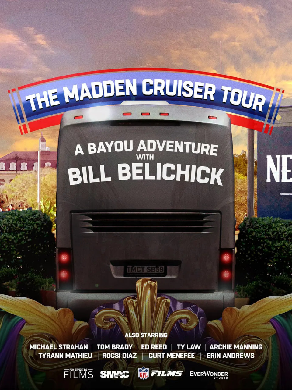 MaddenCruiser巡回赛与比尔贝利奇克一起进行河口冒险