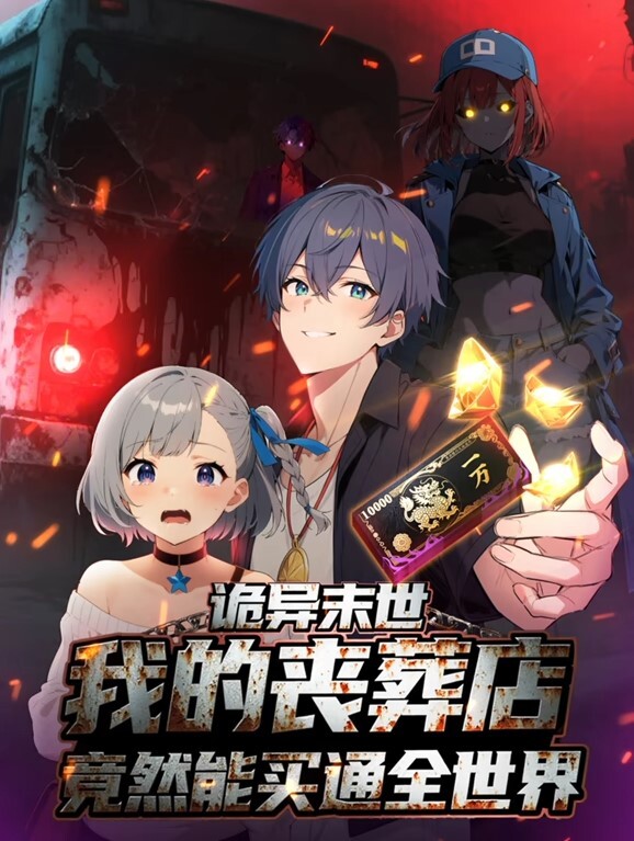 诡异末世我的丧葬店竟然能买通全世界动态漫画